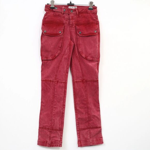 Free People We The Free Hot In It Moto pants Utility Classic Straight XS0 285601 - Picture 5 of 8